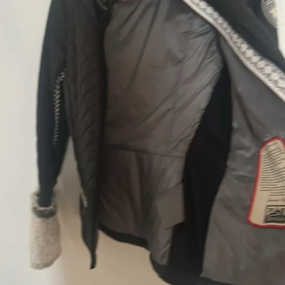 Alp-n-Rock black Courcheval faux fur jacket 2 - Picture 7 of 17